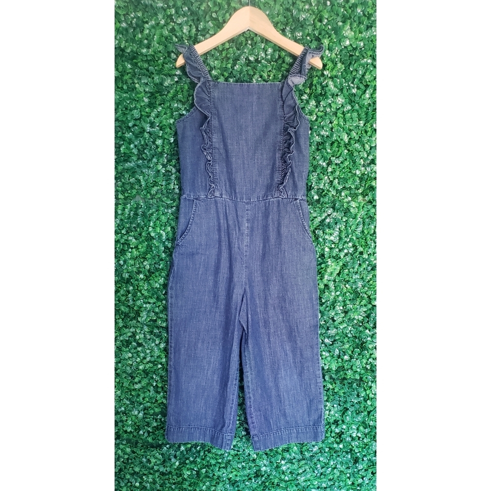 27. 2/$40 Gap Girls denim jumpsuit